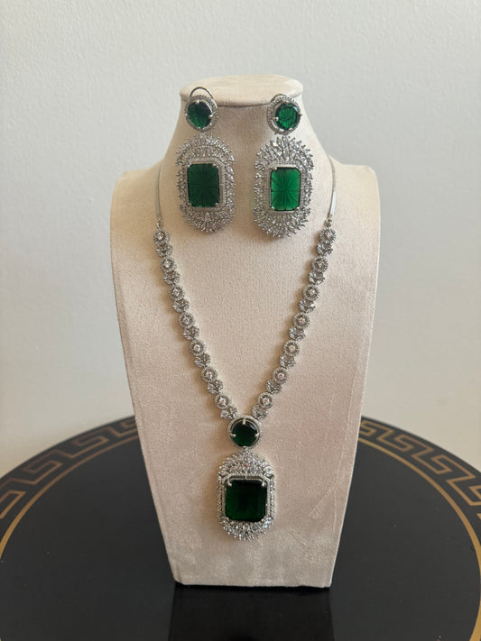 Harper Emerald American Diamond Set