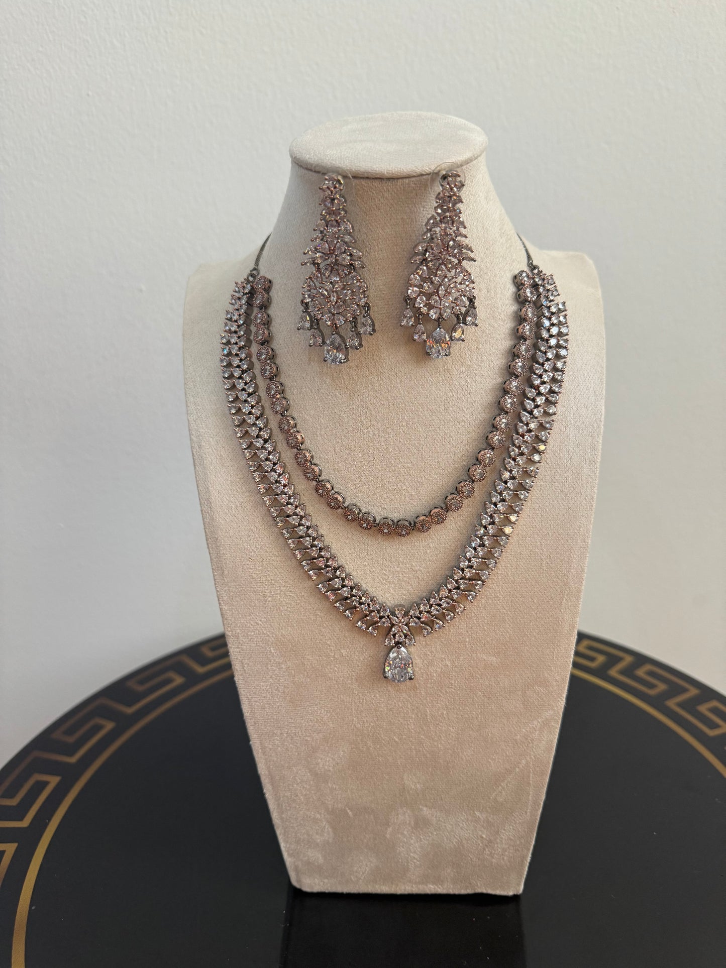 Victorian Rose gold Necklace Set