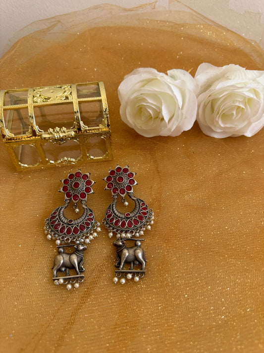 Nandi Ruby Earring