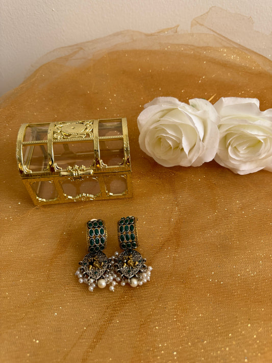 Krishna Green Earring